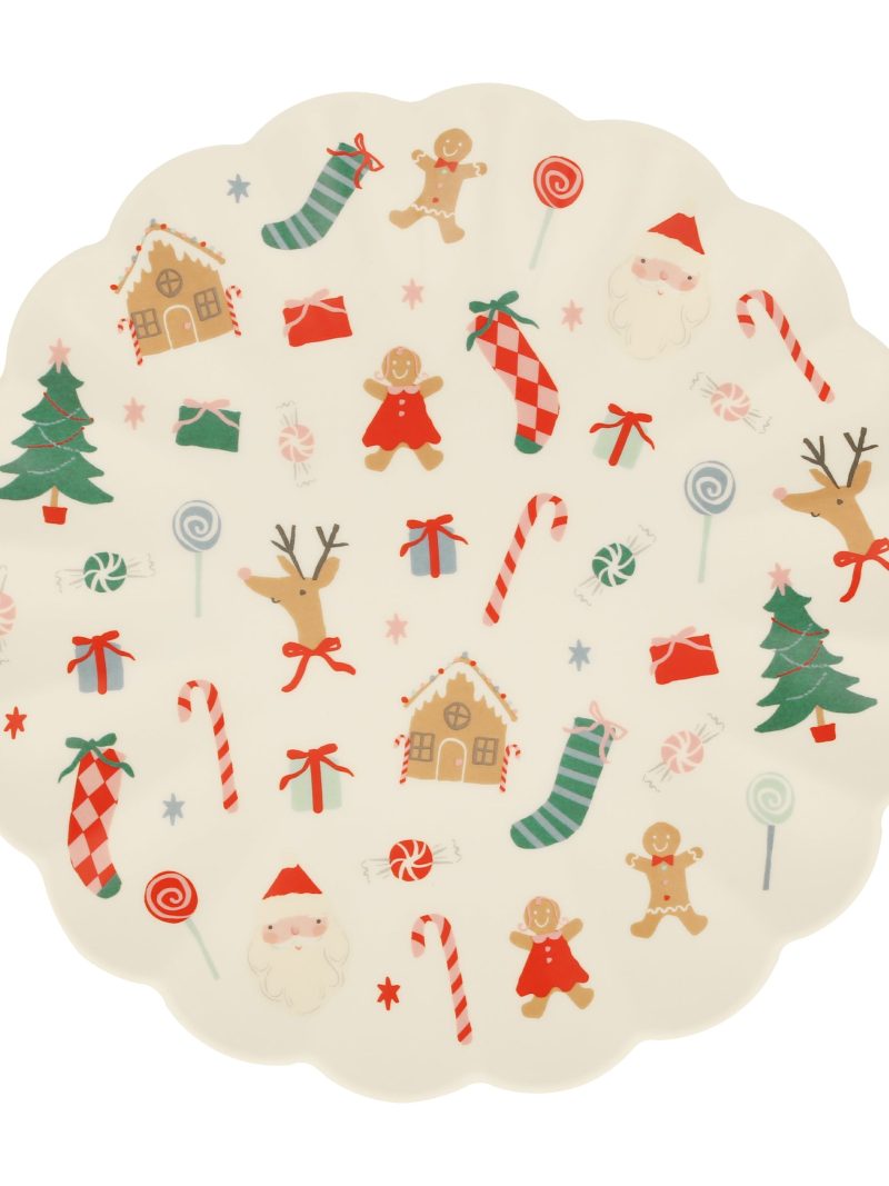 Jolly Christmas Melamine Large Plate